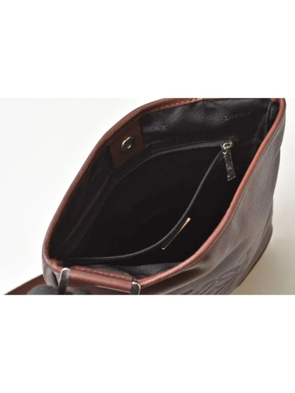 Loewe Shoulder Bag Vintage Anagram Calfskin Brown